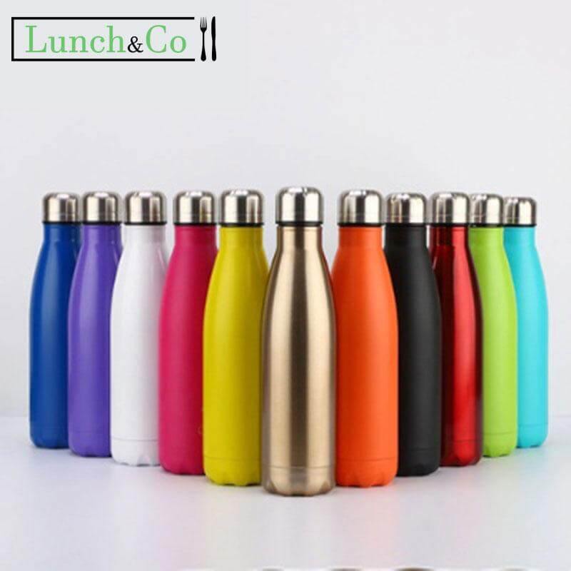 Bouteille Isotherme 350mL Argent | Lunch&Co
