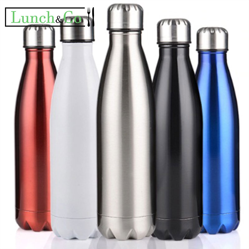 Bouteille Isotherme 750mL Argent | Lunch&Co