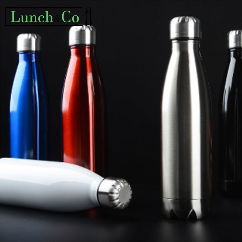 Bouteille Isotherme 750mL Argent | Lunch&Co