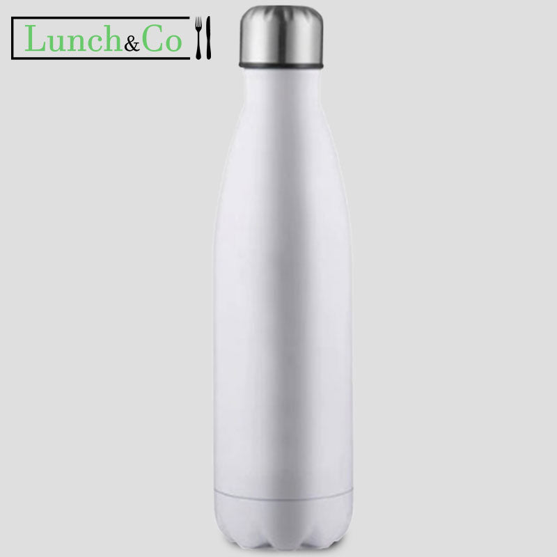 Bouteille Isotherme 750mL Blanche | Lunch&Co