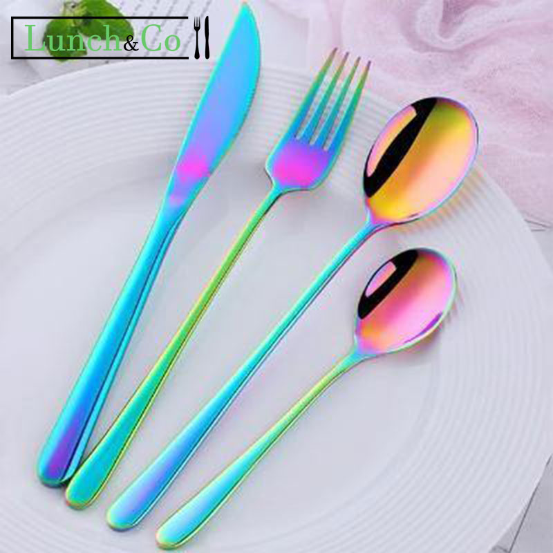 Couverts de Table Arc en Ciel 6 Pièces | Lunch&Co