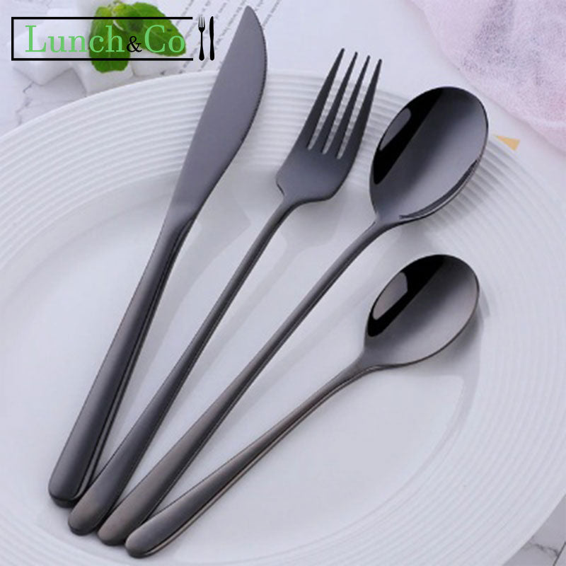 Couverts de Table Noir 1 Pièce | Lunch&Co