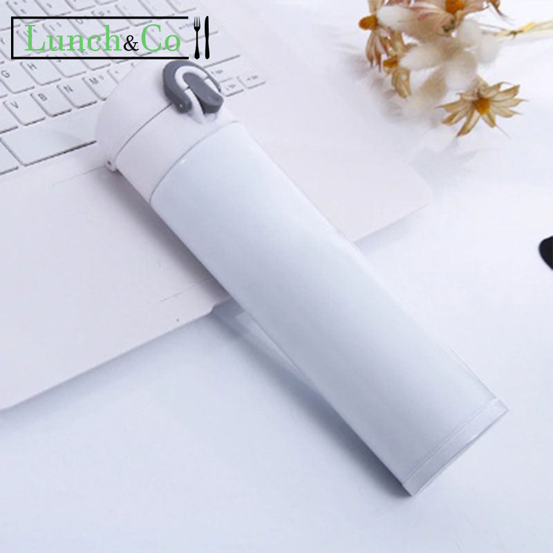 Gourde Inox Isotherme Blanche | Lunch&Co