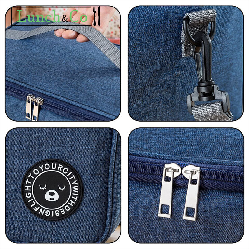 Lunch Bag Femme Noir | Lunch&Co
