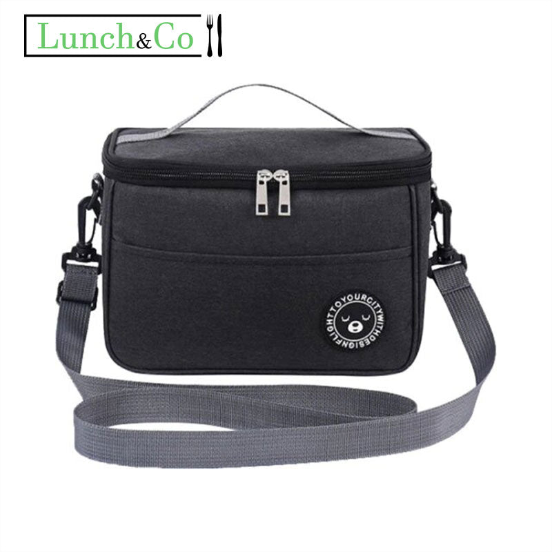 Lunch Bag Femme Noir | Lunch&Co