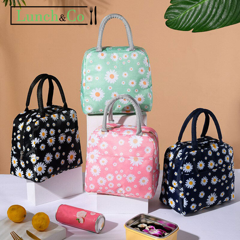 Lunch Bag Fleurs Marine | Lunch&Co