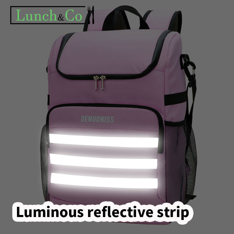 Lunch Bag Isotherme Rouge | Lunch&Co