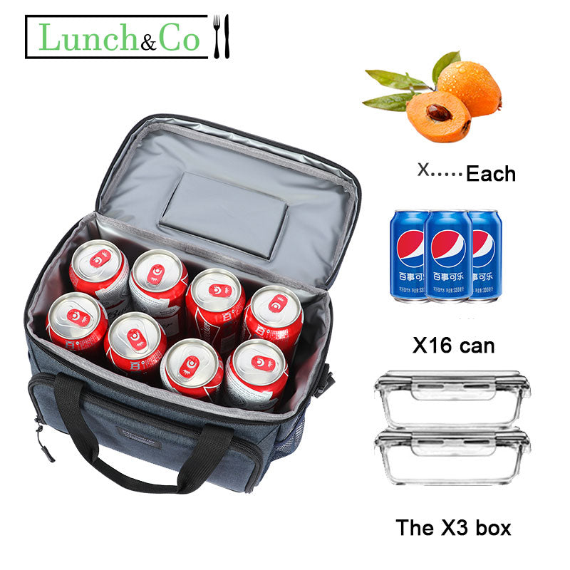 Lunch Bag Repas Bleu | Lunch&Co