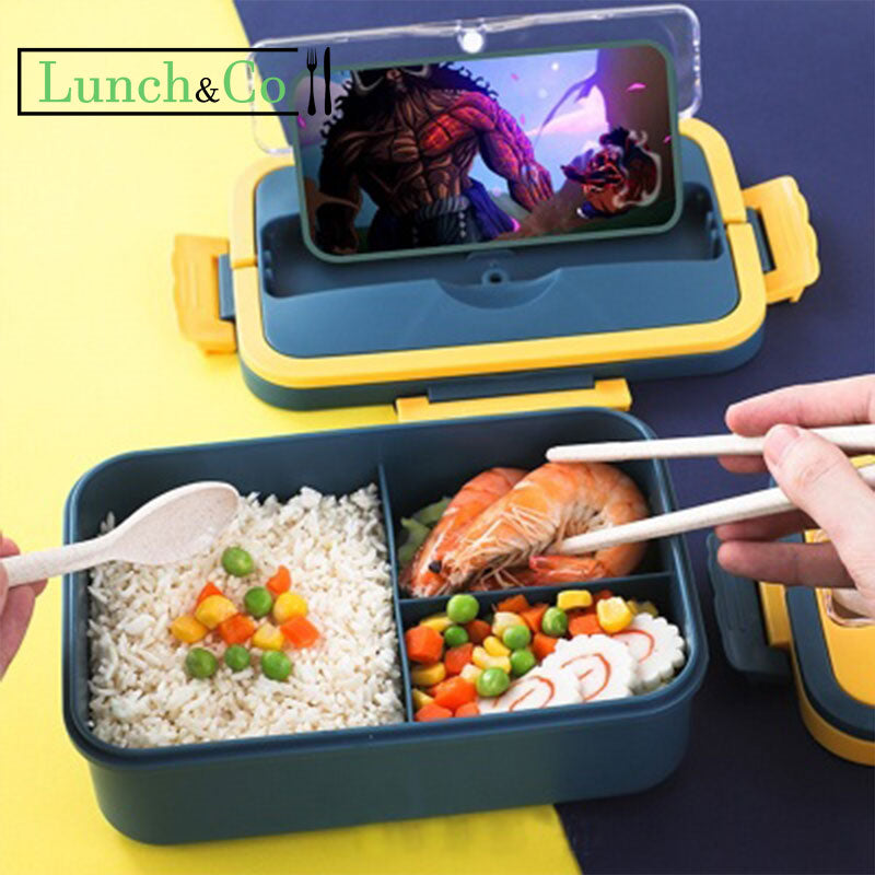 Lunch Box Compartimentée Bleue | Lunch&Co