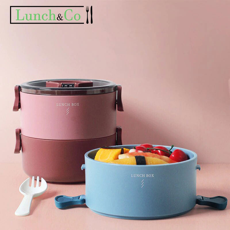 Lunch Box Isotherme Rouge 1 Etage | Lunch&Co