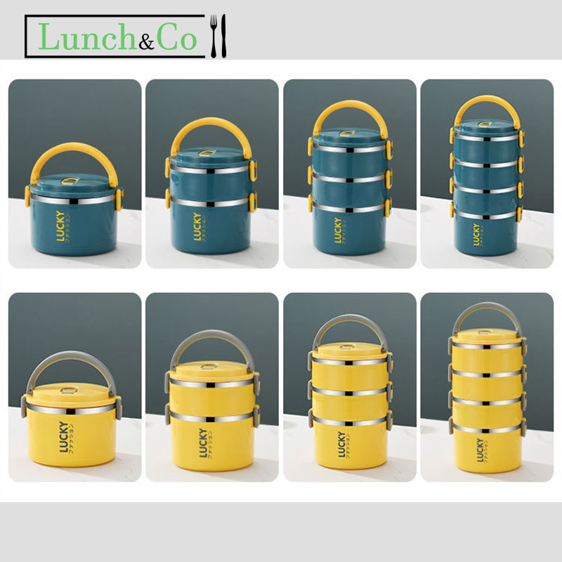 Lunch Box Jaune 1 Etage | Lunch&Co