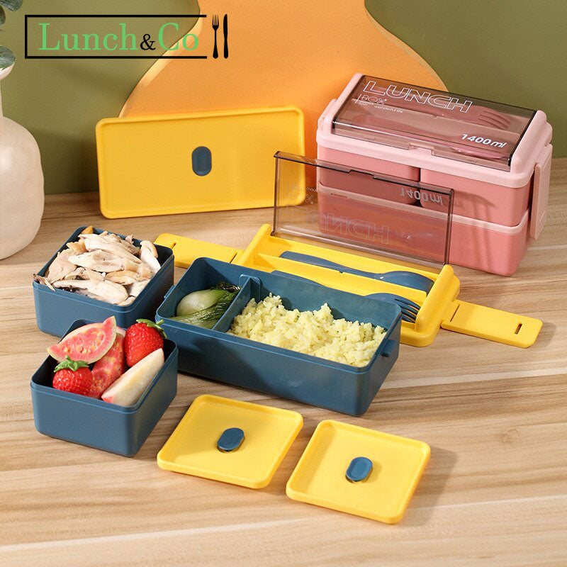 Lunch Box Made In France Rose 2 | Lunch&Co