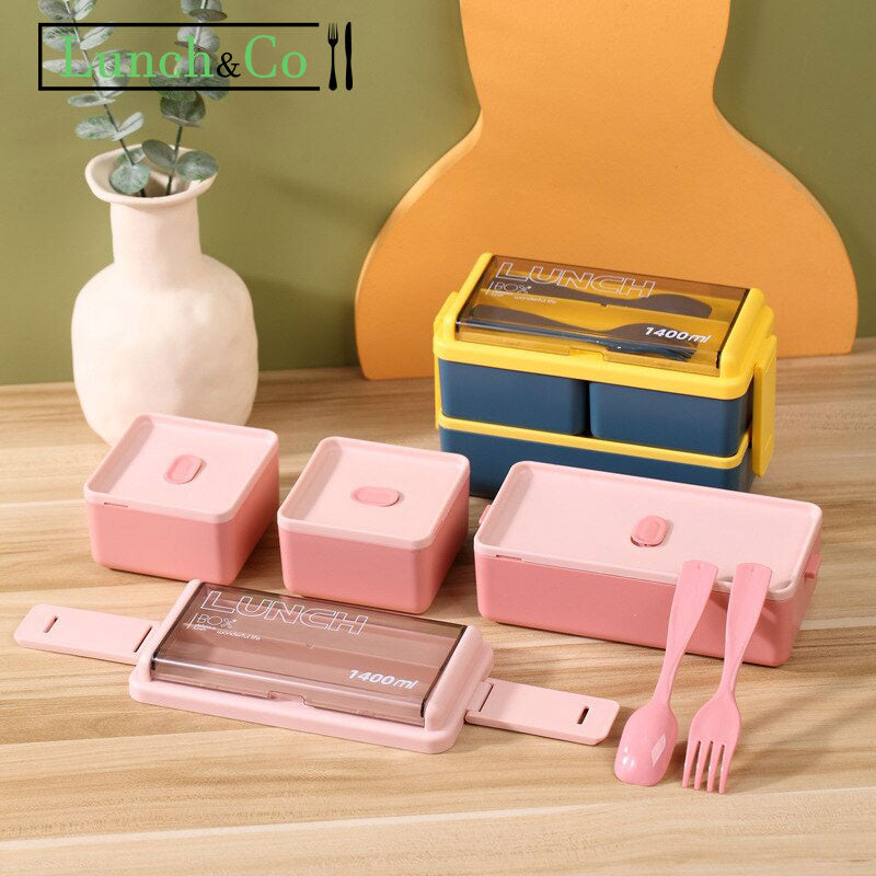 Lunch Box Made In France Rose 2 | Lunch&Co
