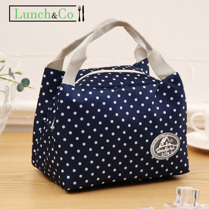 Sac à Déjeuner Bleu Point | Lunch&Co