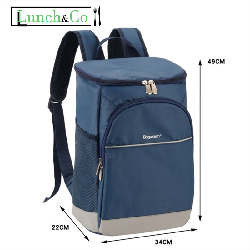 Sac à Dos Isotherme Bleu L | Lunch&Co
