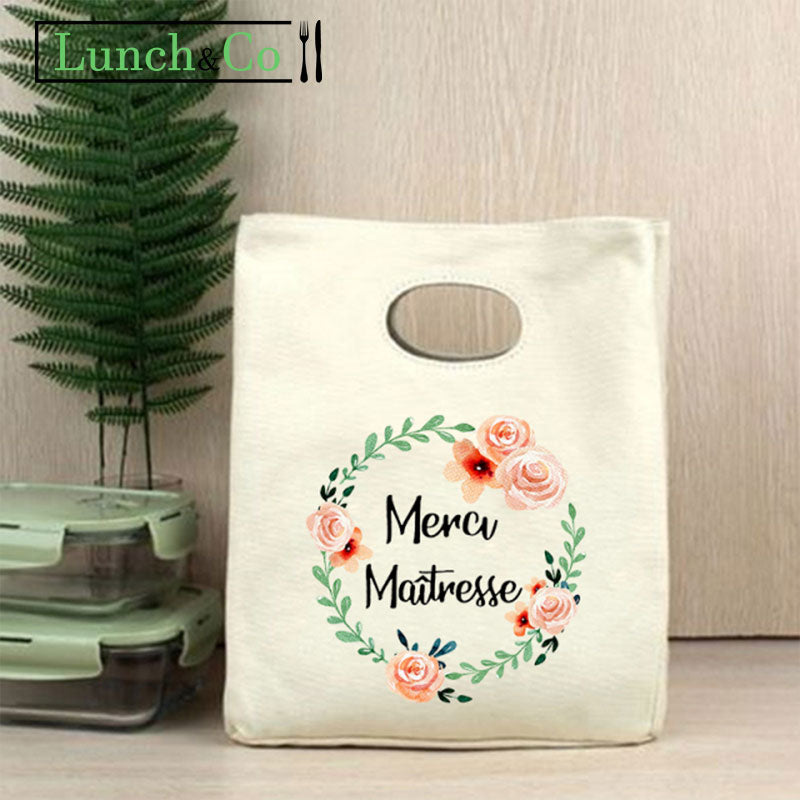 Sac Isotherme Merci Maitresse | Lunch&Co