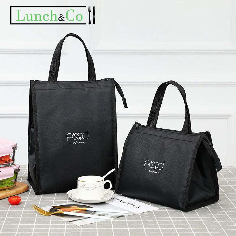 Sac Isotherme Pique Nique Noir S | Lunch&Co