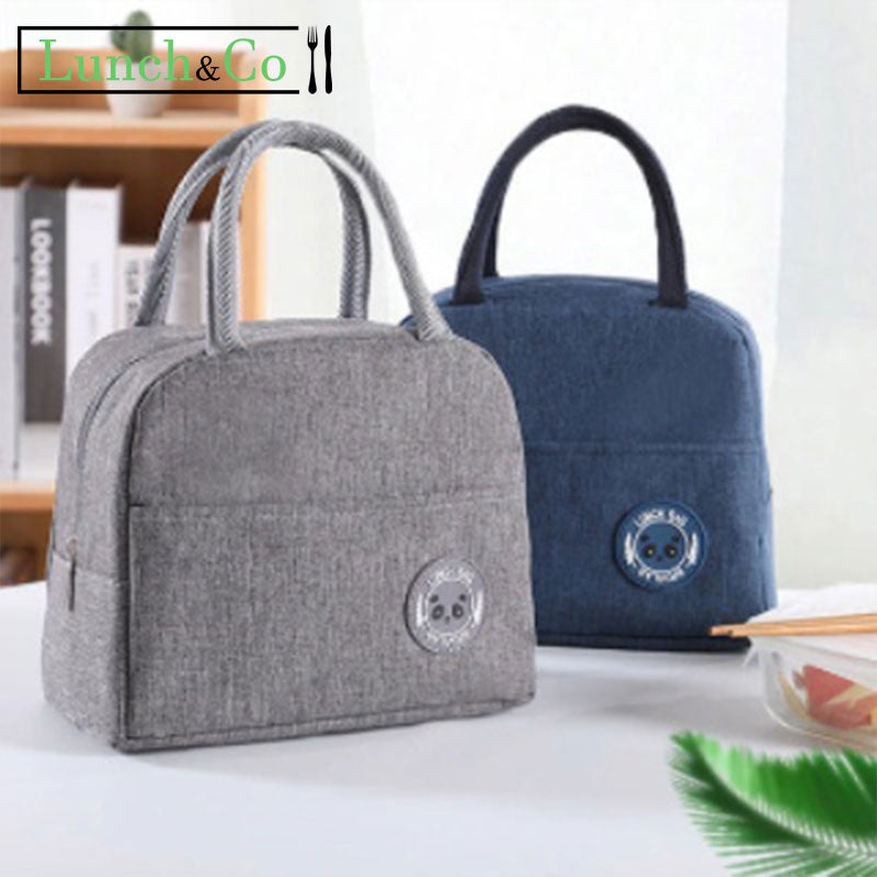 Sac Isotherme Repas Enfant Noir | Lunch&Co