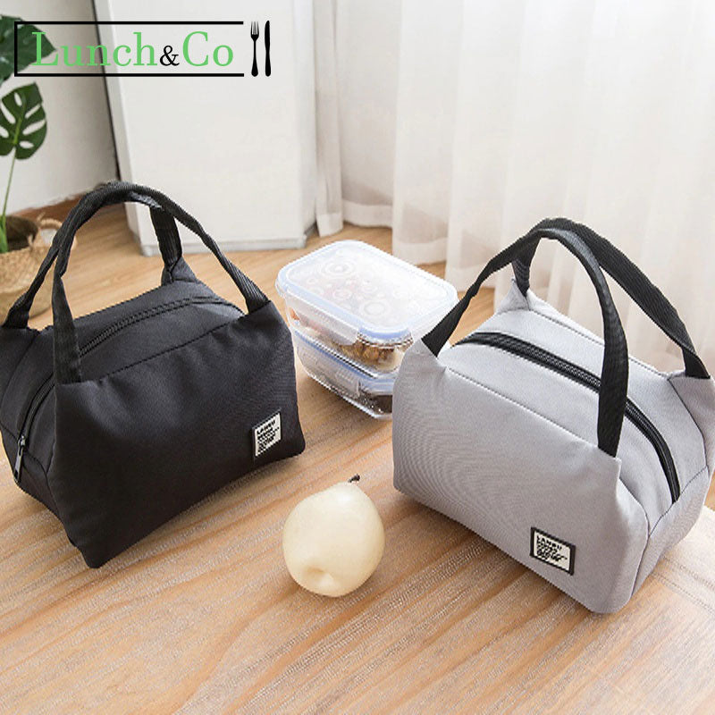 Sac Lunch Isotherme Noir | Lunch&Co