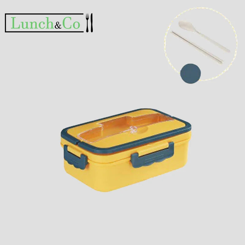 Lunch Box Compartimentée Jaune | Lunch&Co