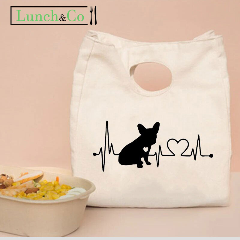 Bag Isotherme Blanc Chien | Lunch&Co