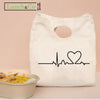 Bag Isotherme Blanc Coeur | Lunch&Co