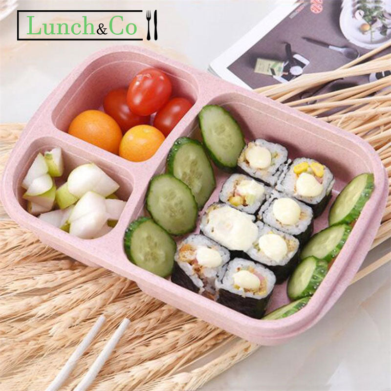 Bento Box Blanche 3 Compartiments | Lunch&Co