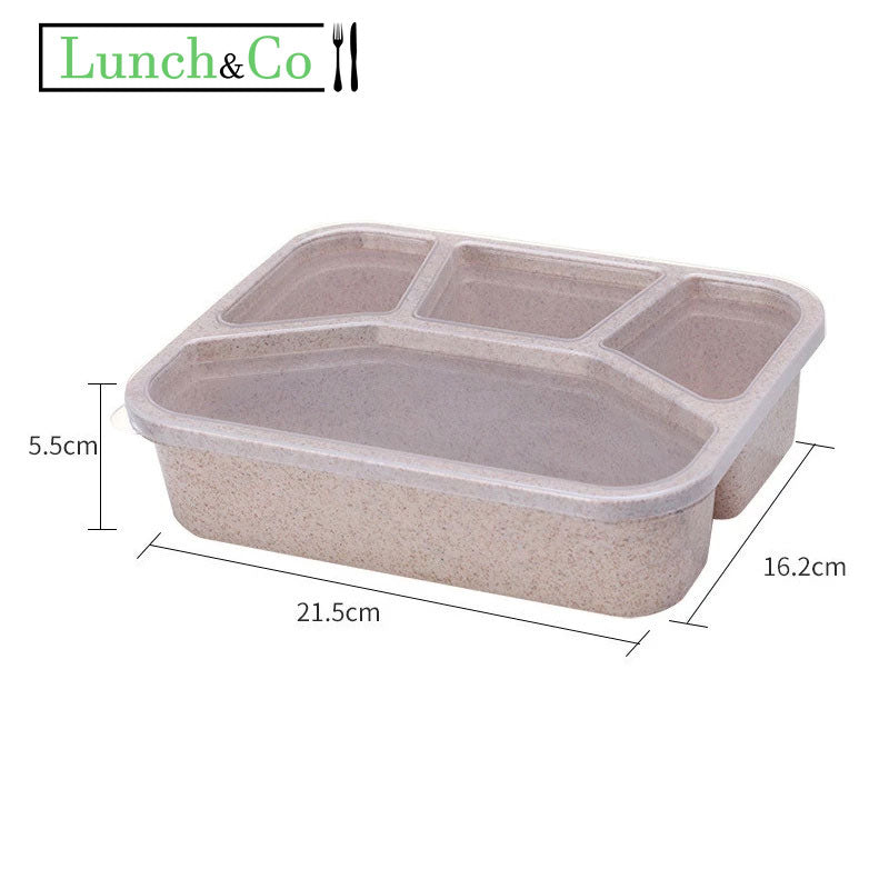 Bento Box Blanche 3 Compartiments | Lunch&Co