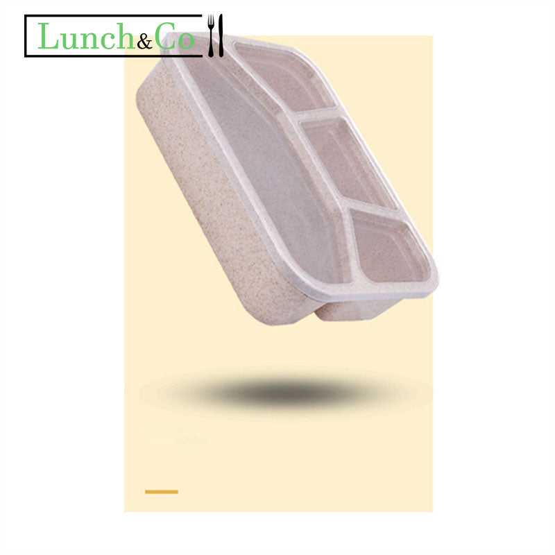 Bento Box Blanche 4 Compartiments | Lunch&Co