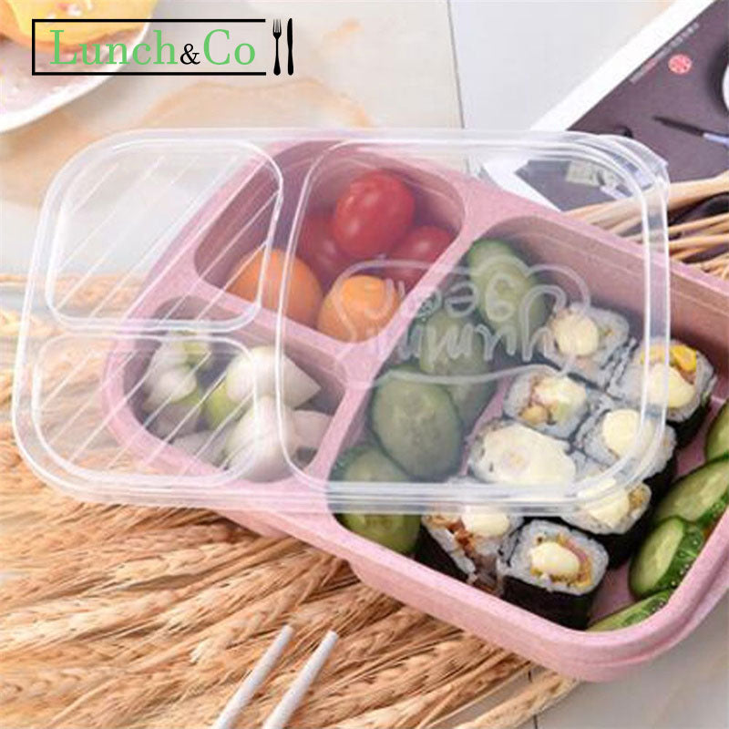 Bento Box Bleue 3 Compartiments | Lunch&Co