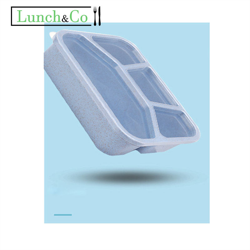 Bento Box Bleue 4 Compartiments | Lunch&Co