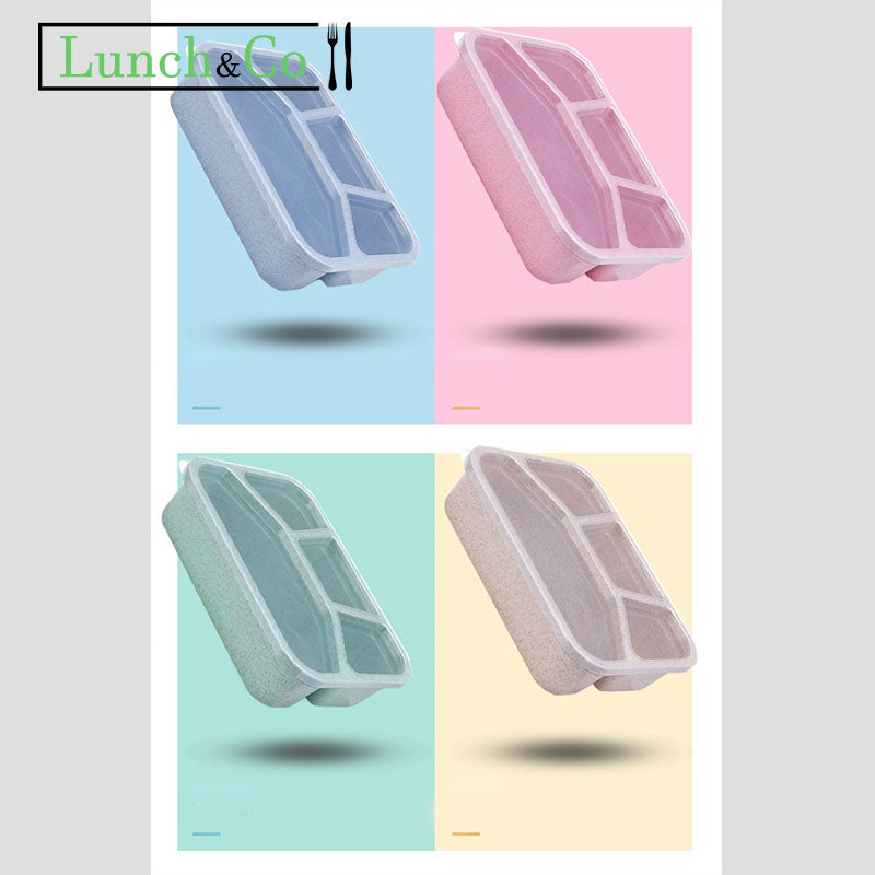 Bento Box Rose 4 Compartiments | Lunch&Co