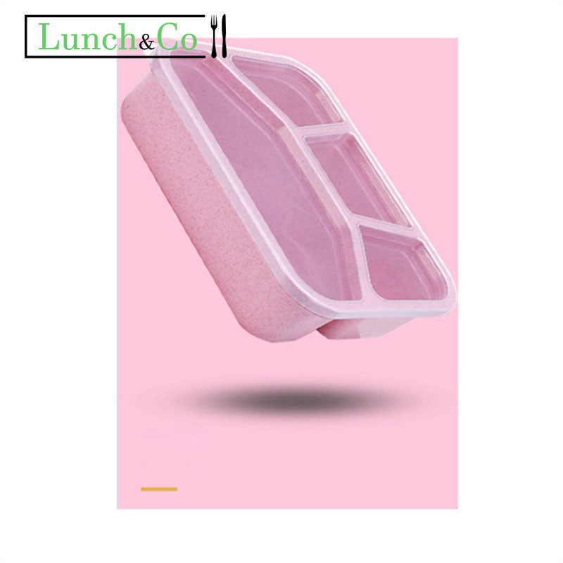 Bento Box Rose 4 Compartiments | Lunch&Co