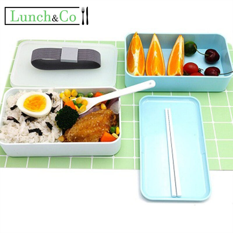 Bento Lunch Box Bleue | Lunch&Co