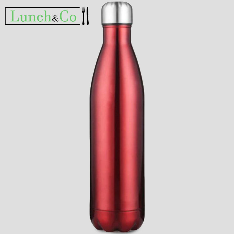 Bouteille Isotherme 1 Litre Rouge | Lunch&Co