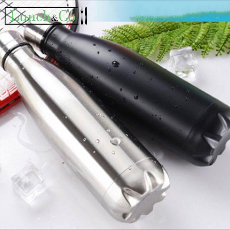 Bouteille Isotherme 350mL Argent | Lunch&Co