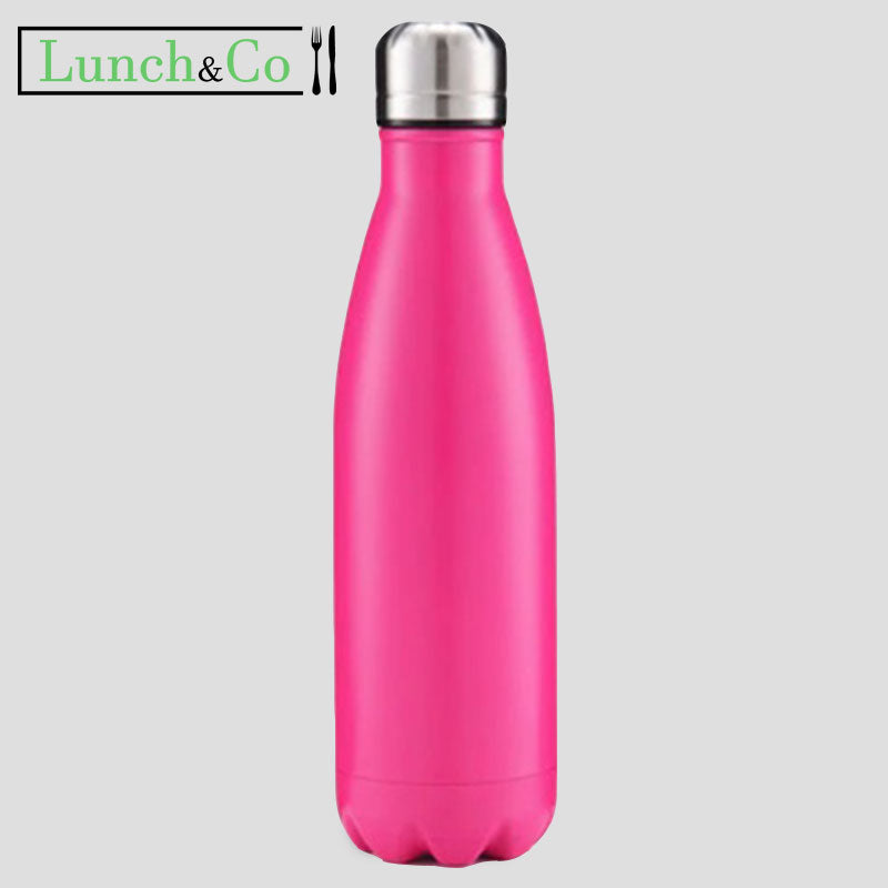 Bouteille Isotherme 500mL Rose | Lunch&Co