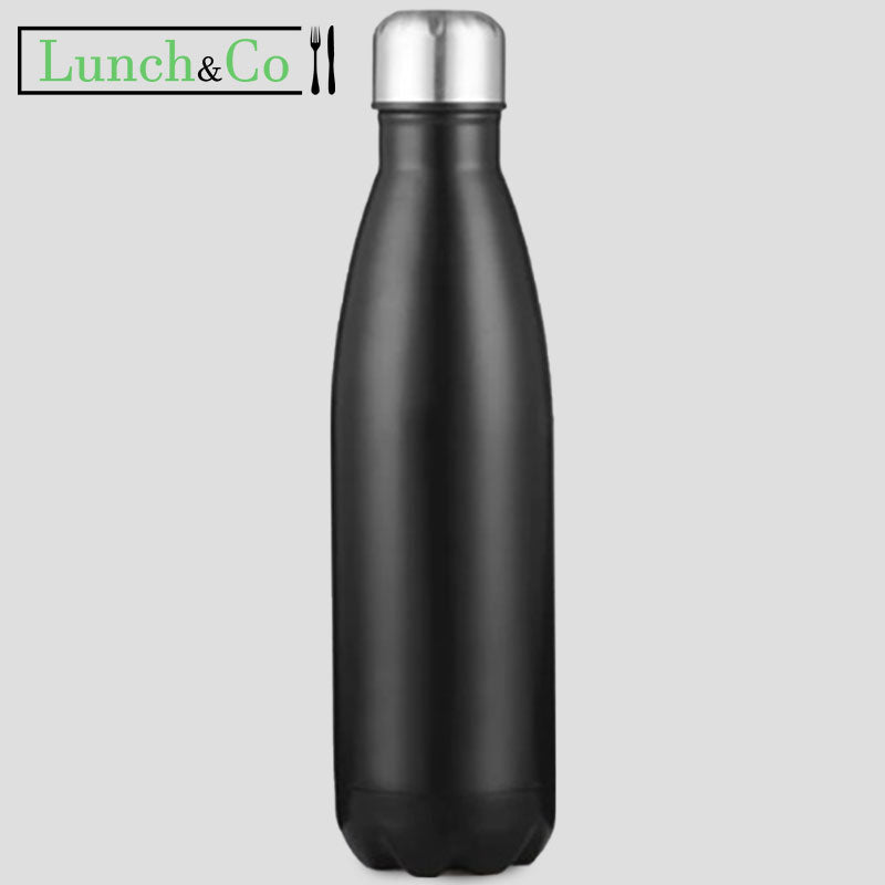 Bouteille Isotherme 750mL Noire | Lunch&Co