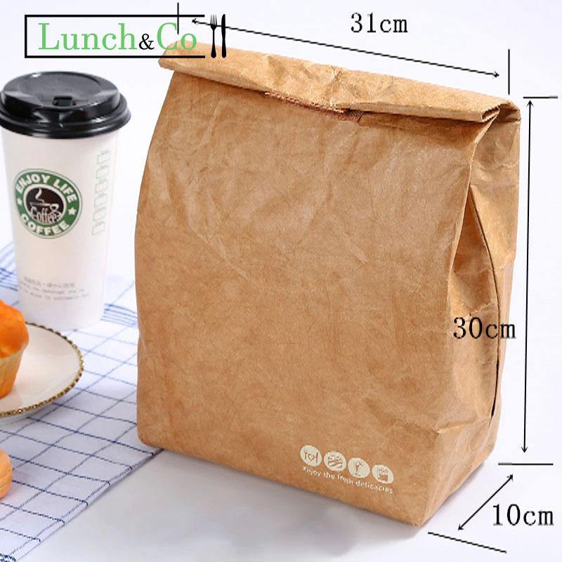"Brown" Lunch Bag | Lunch&Co