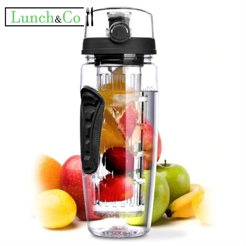 Gourde Infuseur 1L Noir | Lunch&Co