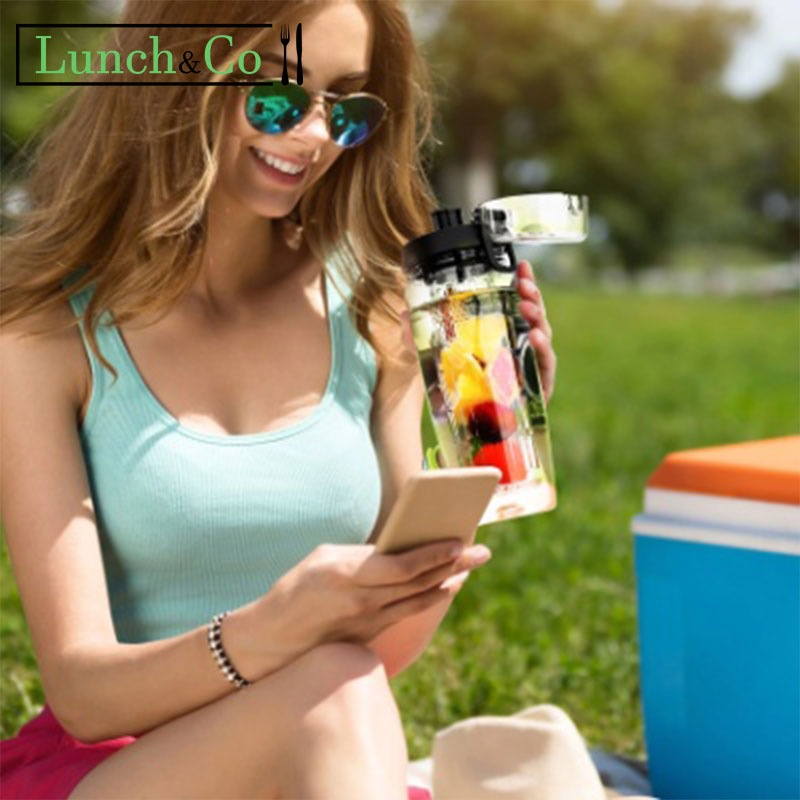 Gourde Infuseur 1L Orange | Lunch&Co