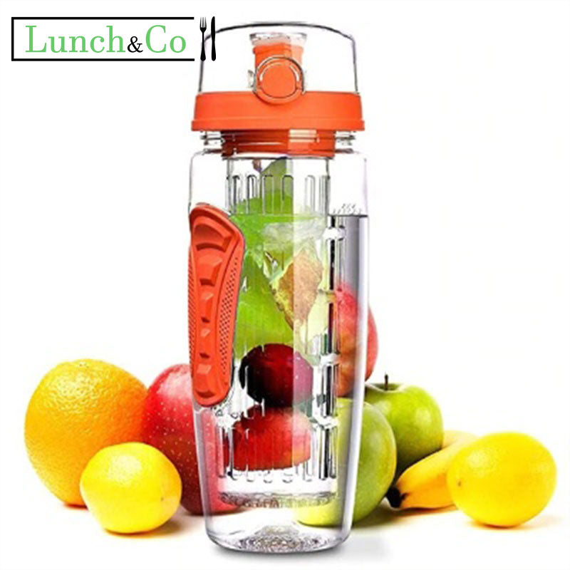 Gourde Infuseur 1L Orange | Lunch&Co