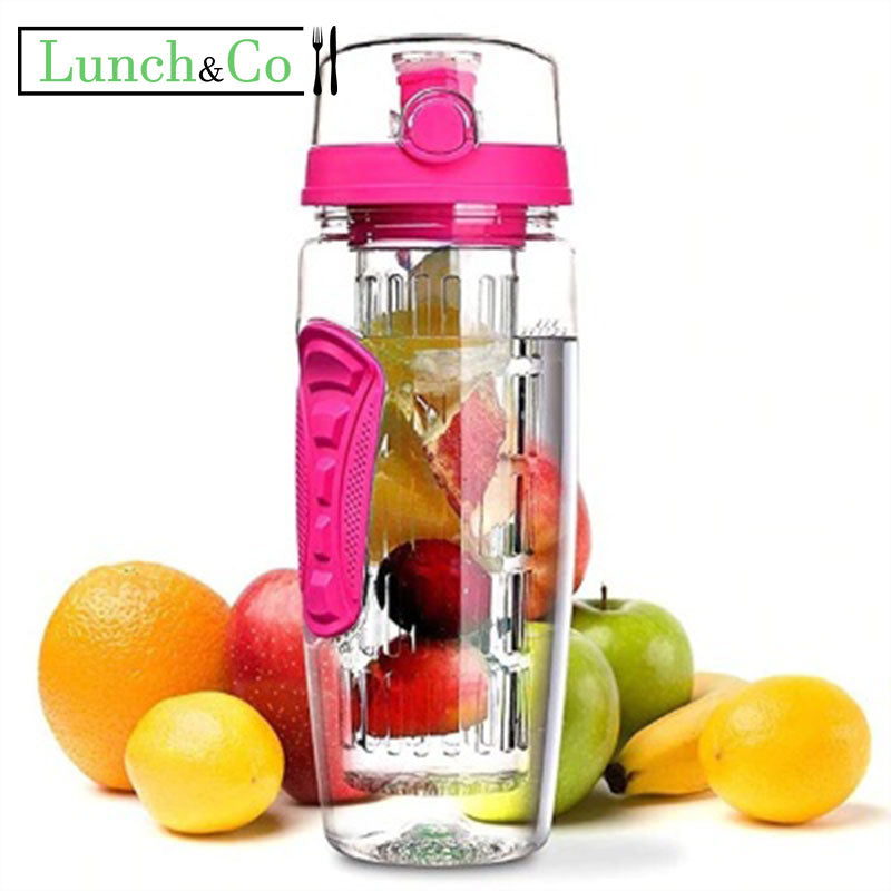 Gourde Infuseur 1L Rose | Lunch&Co