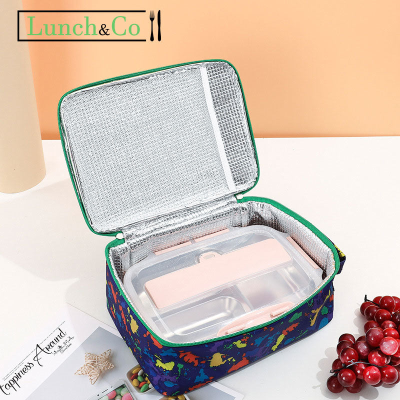 Grand Sac Isotherme Coeur | Lunch&Co