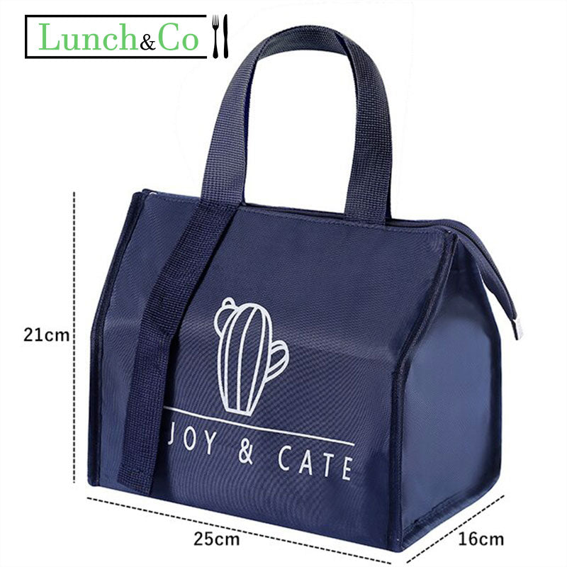 Lunch Bag Cactus Bleu | Lunch&Co