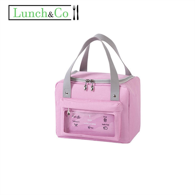 Lunch Bag Femme Rose | Lunch&Co