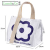 Lunch Bag Fleur Blanc | Lunch&Co