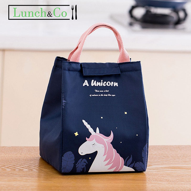 Lunch Bag Licorne Bleu | Lunch&Co