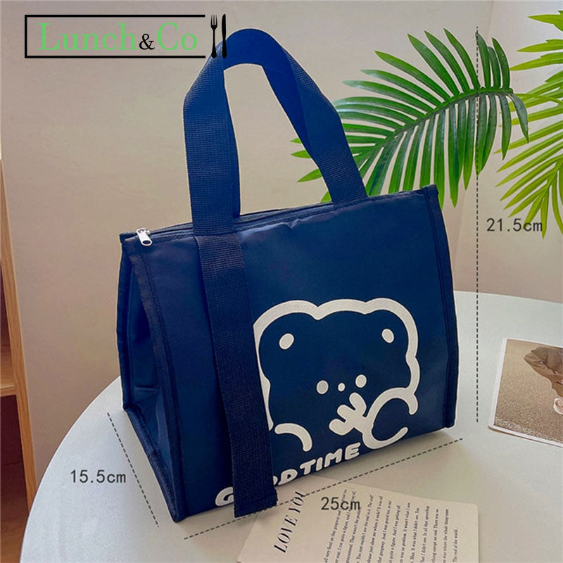 Lunch Bag Ours Bleu | Lunch&Co