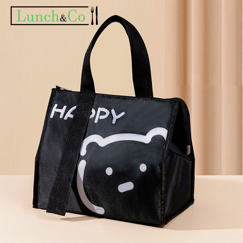 Lunch Bag Ours Noir | Lunch&Co